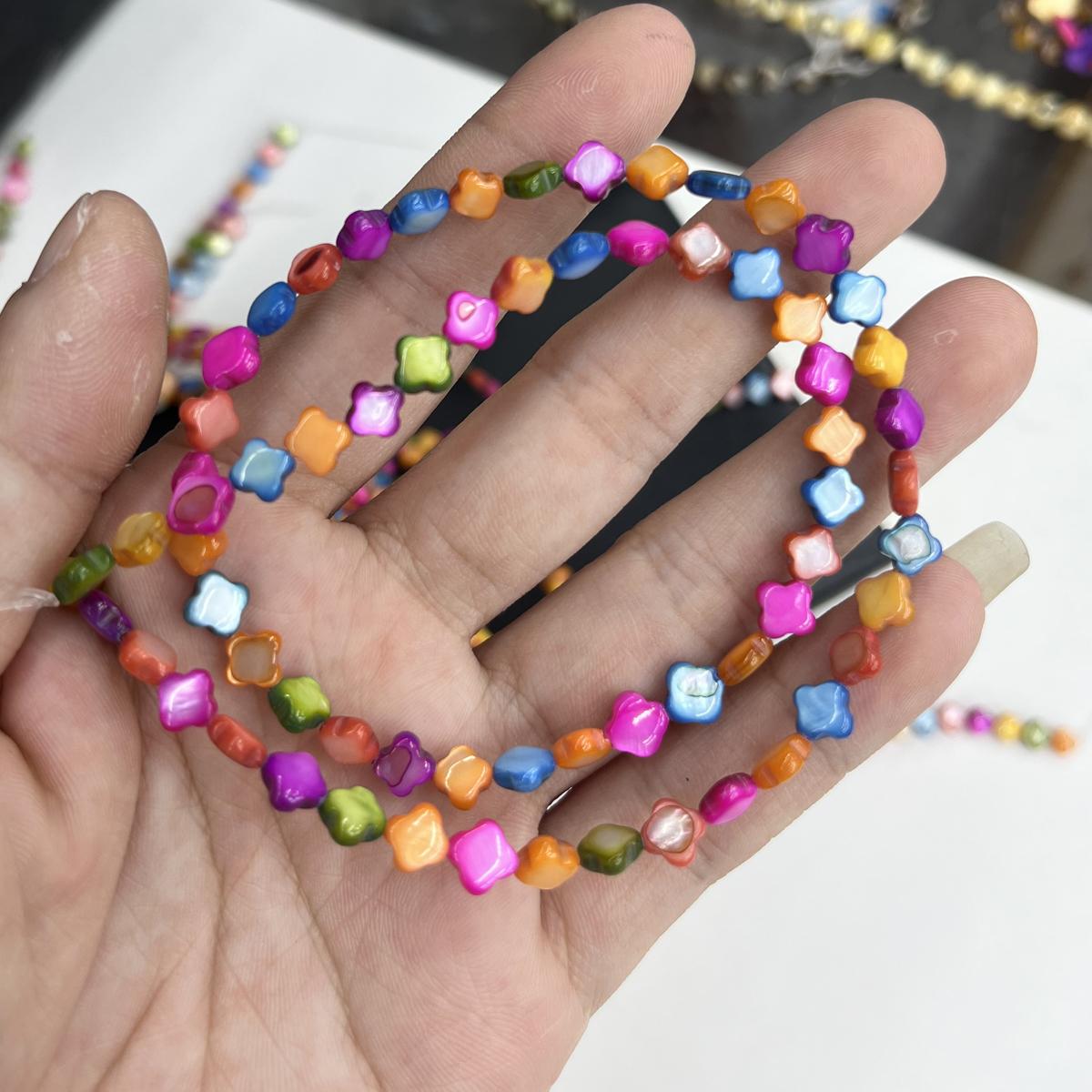 Rainbow Lozenge Natural Shell Beads 38cm Strand Multicolor Iridescent Loose Beads for DIY Summer Jewelry Making & Bracelet Necklace Crafts 1String/6×6mm-38cm різнокольоровий
Rainbow Lozenge Natural Shell Beads 38cm Strand Multicolor Iridescent Loose Beads for DIY Summer Jewelry Making & Bracelet Necklace Crafts 1String/6×6mm-38cm різнокольоровий