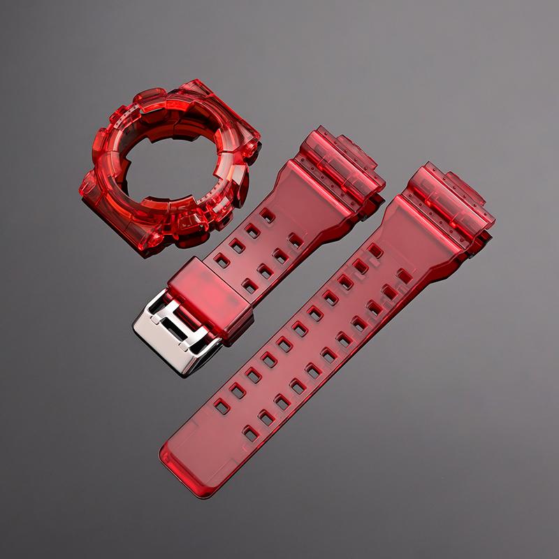 для Casio G-Shock GA-100/110/120 GD-100/110/120 GAX-100 GLS-100 Силіконовий ремінець з чохлом Комплект Прозорий Спортивний ремінець для годинника Браслет червоний
для Casio G-Shock GA-100/110/120 GD-100/110/120 GAX-100 GLS-100 Силіконовий ремінець з чохлом Комплект Прозорий Спортивний ремінець для годинника Браслет червоний