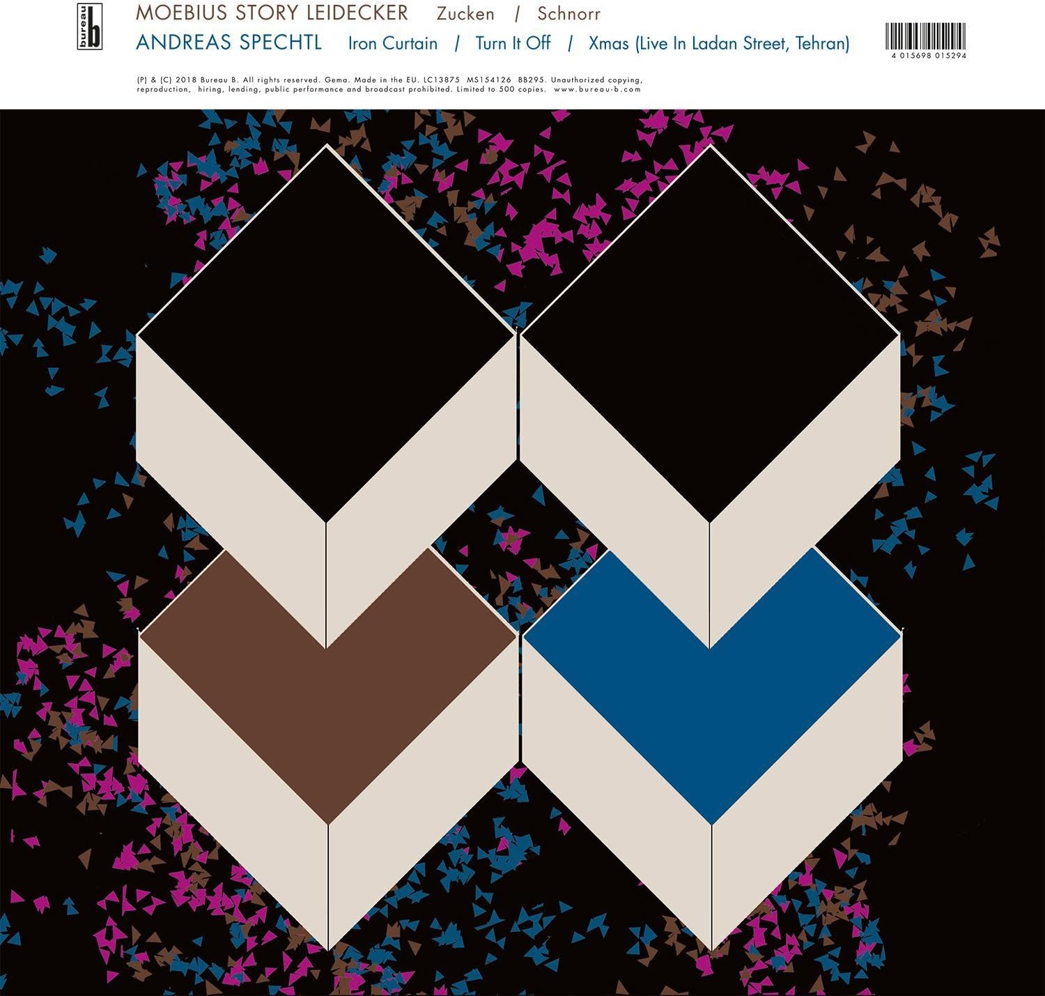 LP Record DIETER MOEBIUS , TIM STORY , JON LE - Zucken / Schnorr / Iron Curtain / T BB295 Bureau B 2018 Europe Dance & Electronica
LP Record DIETER MOEBIUS , TIM STORY , JON LE - Zucken / Schnorr / Iron Curtain / T BB295 Bureau B 2018 Europe Dance & Electronica