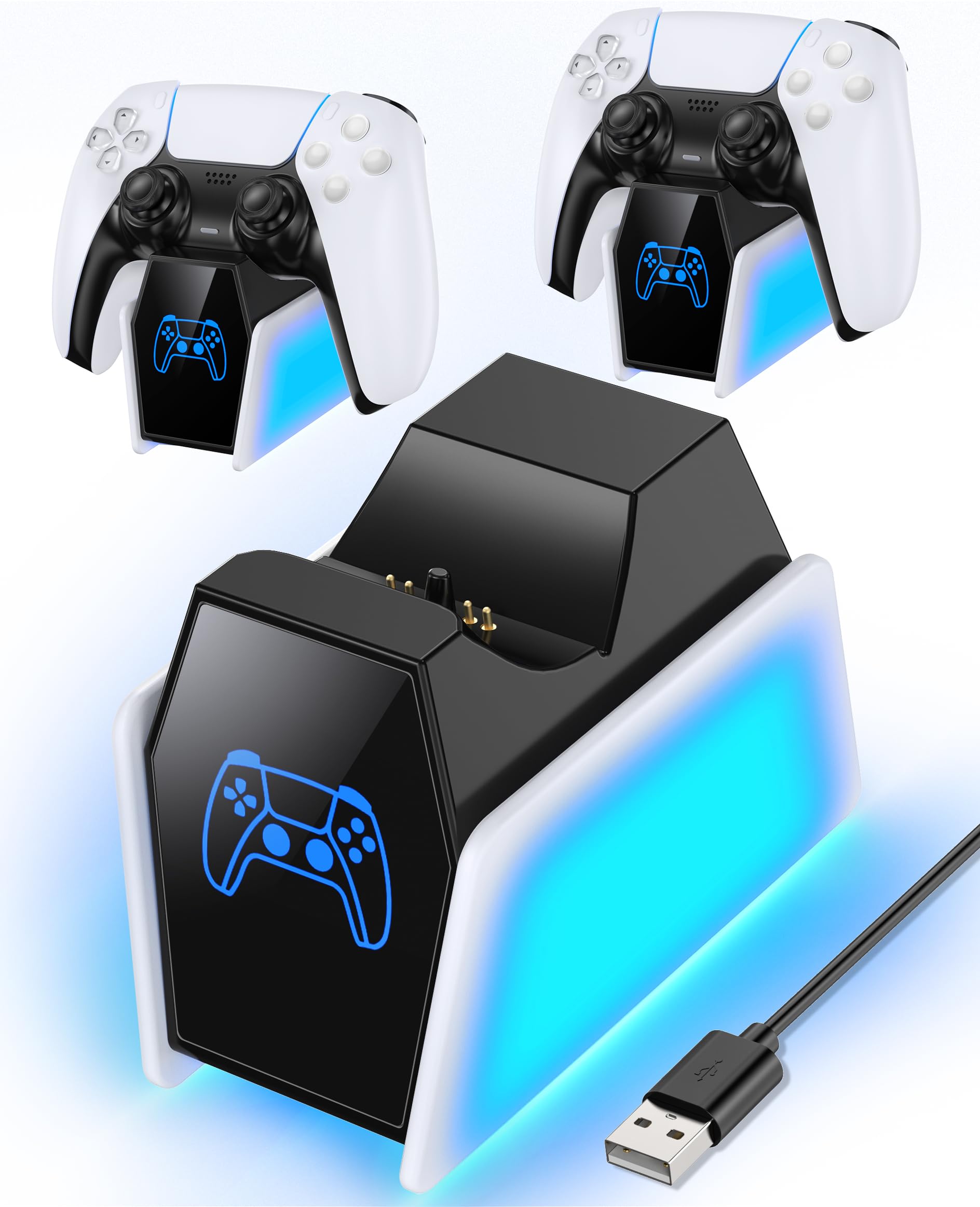 Solo PS5 Controller Charging Storage Just Place and Comes with LED Indicator Overcharge PS5 Peripheral USB Cable PlayStation 5 Controller Compatible
Solo PS5 Controller Charging Storage Just Place and Comes with LED Indicator Overcharge PS5 Peripheral USB Cable PlayStation 5 Controller Compatible