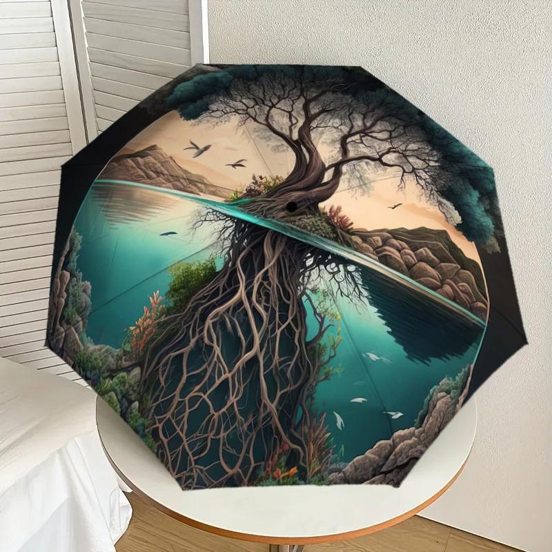 1pc Tree of Life Reflection Umbrella with Plastic Handle,Suitable for All Seasons Home Travel Outdoor UmbrellaDD572
1pc Tree of Life Reflection Umbrella with Plastic Handle,Suitable for All Seasons Home Travel Outdoor UmbrellaDD572