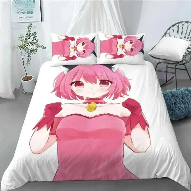 Comforter New 3D Anime Kawaii Girls Tokyo.Mew.Mew Bedding Set Printed With Bed Soft Queen King Size Bedclothes Home Comforter (quilt)-EU Single(135*200cm)3pcs
Comforter New 3D Anime Kawaii Girls Tokyo.Mew.Mew Bedding Set Printed With Bed Soft Queen King Size Bedclothes Home Comforter (quilt)-EU Single(135*200cm)3pcs