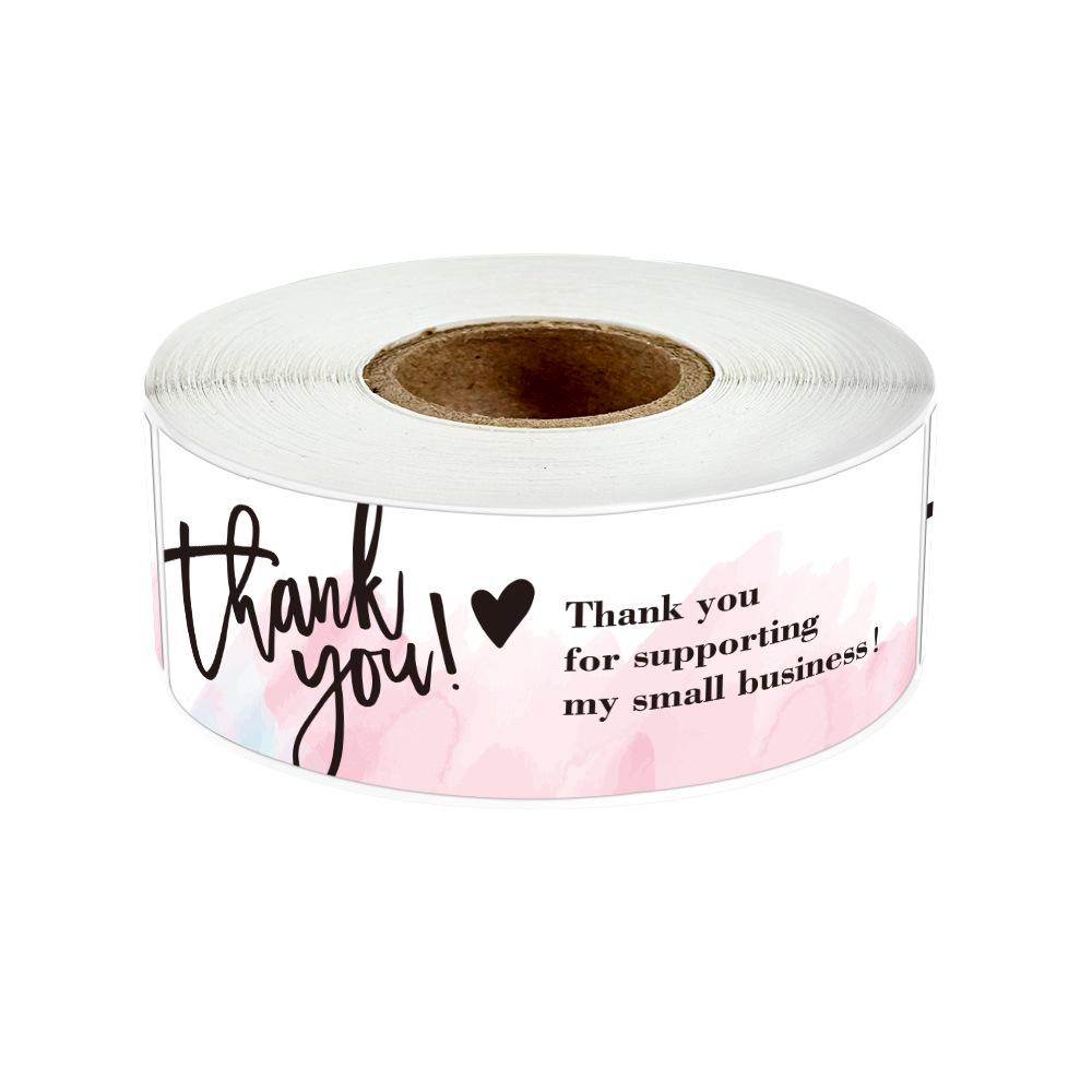 120 Pink Thank You Stickers/Roll: Gift Box Seals, Packaging Labels for Express & Takeaway
120 Pink Thank You Stickers/Roll: Gift Box Seals, Packaging Labels for Express & Takeaway