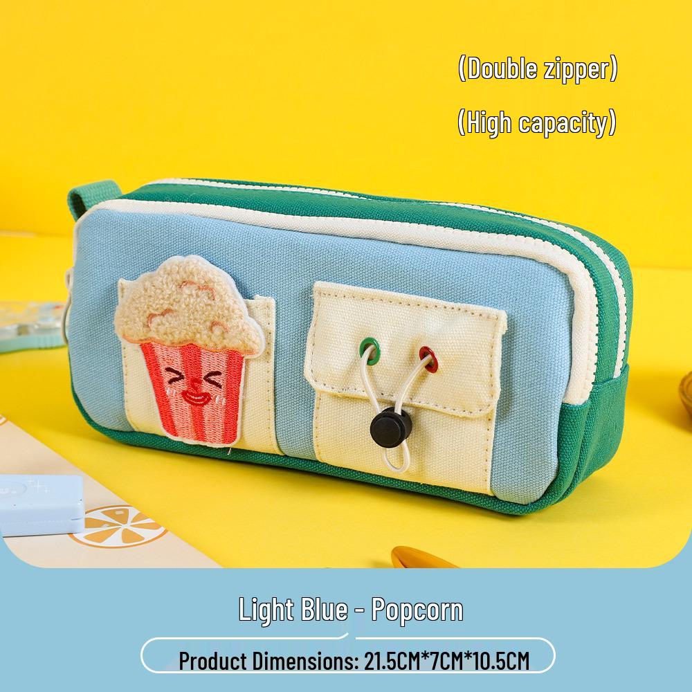 TOME Adorable Cartoon Pizza Sandwich Double Zipper Pencil Case - Large Capacity for Girls and Students
TOME Adorable Cartoon Pizza Sandwich Double Zipper Pencil Case - Large Capacity for Girls and Students