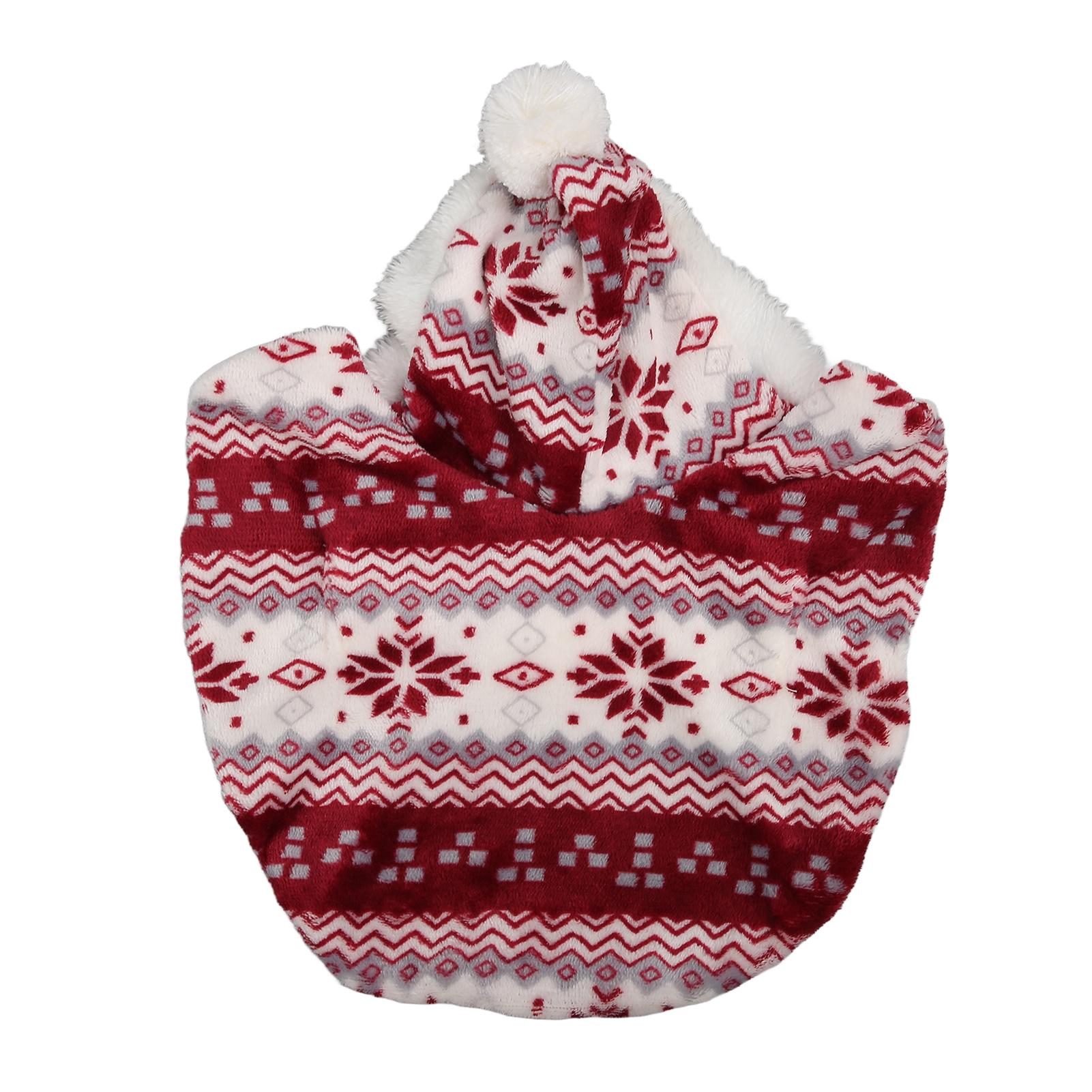 Pet Christmas Cloak Warm Skin Friendly Cute Hooded Dog Cape for Puppy Cat Fall Winter Red M XS 24in: 63.5 X 48 X 50.8cm / 25 X 18.9 X 20in червоний
Pet Christmas Cloak Warm Skin Friendly Cute Hooded Dog Cape for Puppy Cat Fall Winter Red M XS 24in: 63.5 X 48 X 50.8cm / 25 X 18.9 X 20in червоний