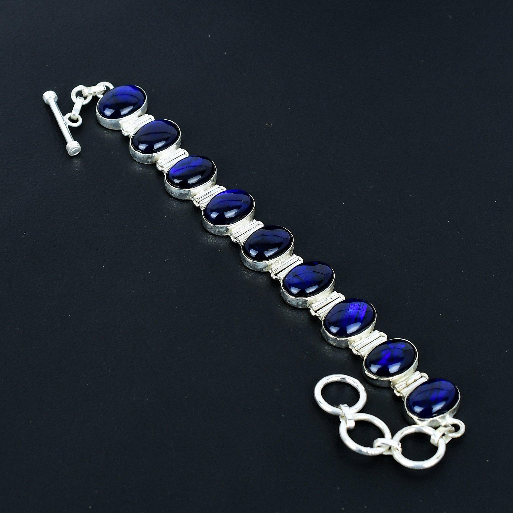 Натуральный браслет из голубого лабрадорита, браслет из стерлингового серебра 925 пробы, браслет с регулируемой цепочкой, браслет ручной работы в стиле бохо, ювелирное изделие с драгоценным камнем, подарки на помолвку 8 синий
Натуральный браслет из голубого лабрадорита, браслет из стерлингового серебра 925 пробы, браслет с регулируемой цепочкой, браслет ручной работы в стиле бохо, ювелирное изделие с драгоценным камнем, подарки на помолвку 8 синий