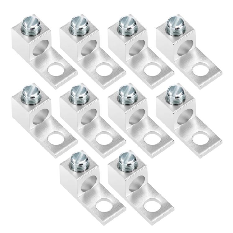 High Conductivity Aluminum Ground Lugs Electrical Connector Quick Connect Terminals For Electrical Wiring Solution 1
High Conductivity Aluminum Ground Lugs Electrical Connector Quick Connect Terminals For Electrical Wiring Solution 1