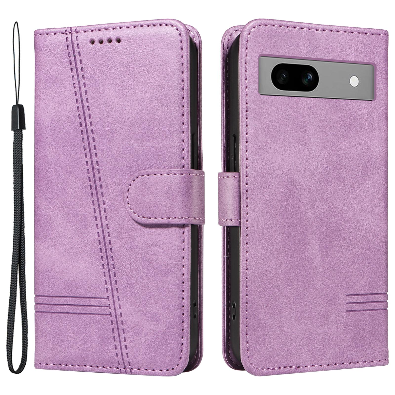 For Google Pixel 7a Case Wallet PU Leather Phone Cover with Stand View Light Purple
For Google Pixel 7a Case Wallet PU Leather Phone Cover with Stand View Light Purple