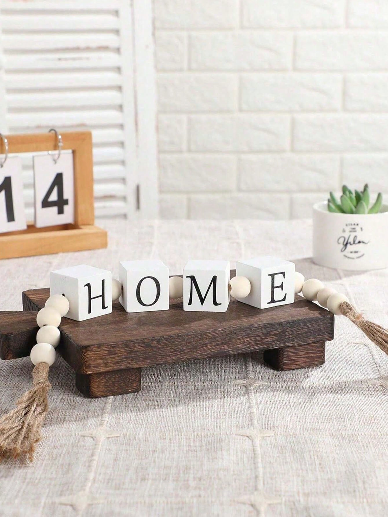 Wooden Letter Bead Tassel Garland Creative Hemp Rope Tassel Beaded Home Decor Wreath Modern Living Room Bedroom Ornament
Wooden Letter Bead Tassel Garland Creative Hemp Rope Tassel Beaded Home Decor Wreath Modern Living Room Bedroom Ornament