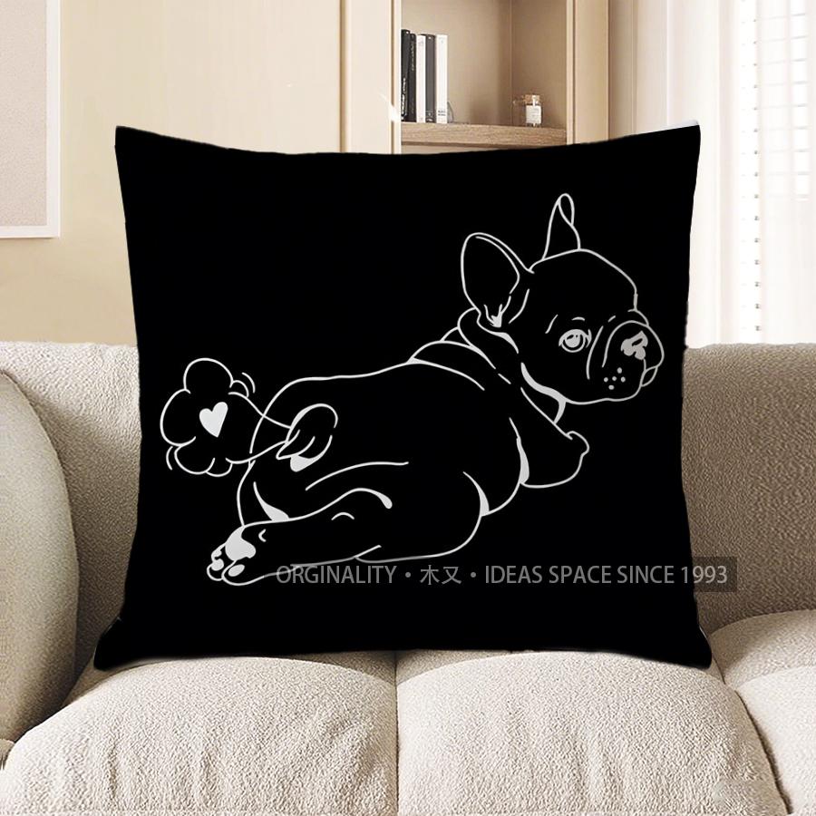 Home Decor French Bulldog With HeartPrinted Pillow Cover Pattern Cushion Cover Suitable For Sofa Bedroom Car Pillow Cover 40cmx40cm
Home Decor French Bulldog With HeartPrinted Pillow Cover Pattern Cushion Cover Suitable For Sofa Bedroom Car Pillow Cover 40cmx40cm