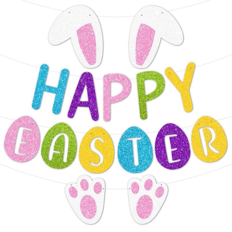 Happy Easter Bunny Flag Banner 2026 New Easter Party Garland Multi-Functional Paper Party Supplies for Outdoor Celebrations
Happy Easter Bunny Flag Banner 2026 New Easter Party Garland Multi-Functional Paper Party Supplies for Outdoor Celebrations
