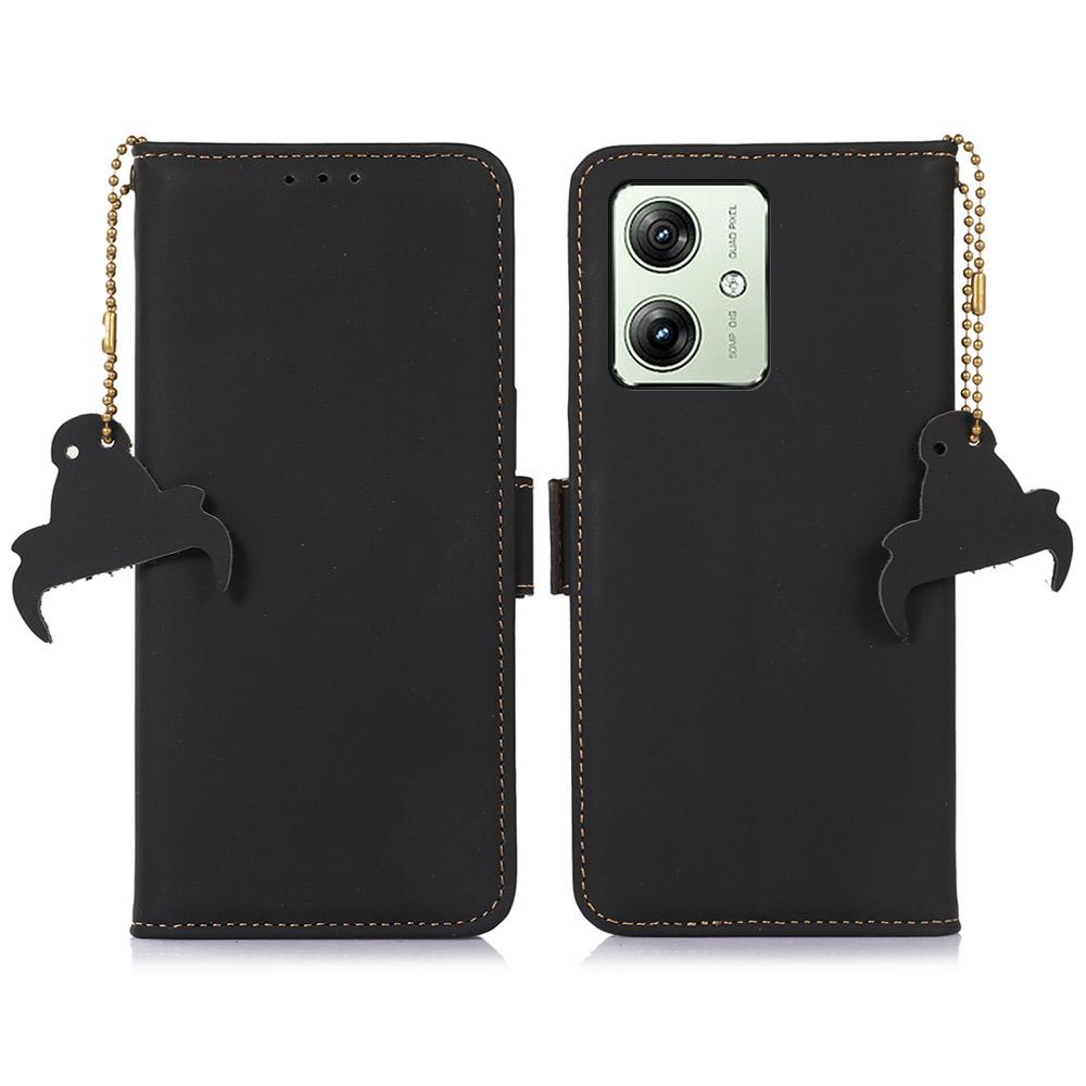 For Motorola Moto G64 5G Case Anti-Scratch Genuine Cow Leather Phone Cover RFID Blocking Wallet Black
For Motorola Moto G64 5G Case Anti-Scratch Genuine Cow Leather Phone Cover RFID Blocking Wallet Black