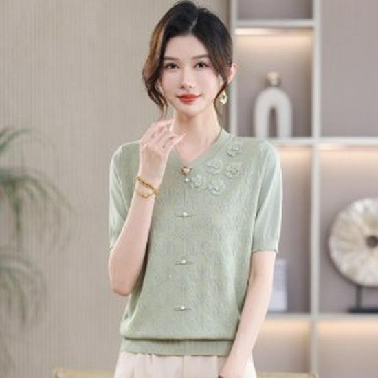 Mom s 2026 Summer Cardigan: Stylish Print Short Sleeve Knit Top for Women 50+ 4XL світло-зелений колір
Mom s 2026 Summer Cardigan: Stylish Print Short Sleeve Knit Top for Women 50+ 4XL світло-зелений колір