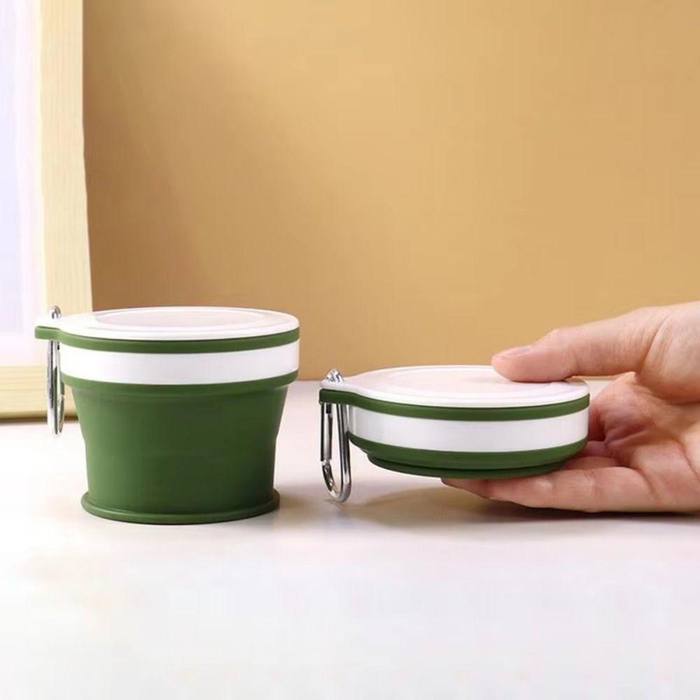 Leak Proof Silicone Drinking Cup with Carabiner Retractable Camping Cup Foldable Travel Mug Water сірий
Leak Proof Silicone Drinking Cup with Carabiner Retractable Camping Cup Foldable Travel Mug Water сірий