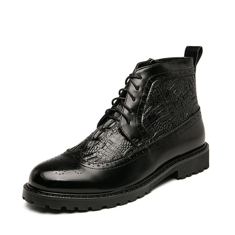 Brock flower men s boots British leather boots high-top business leather shoes autumn and winter short boots crocodile pattern leathershoes 38 чёрный
Brock flower men s boots British leather boots high-top business leather shoes autumn and winter short boots crocodile pattern leathershoes 38 чёрный