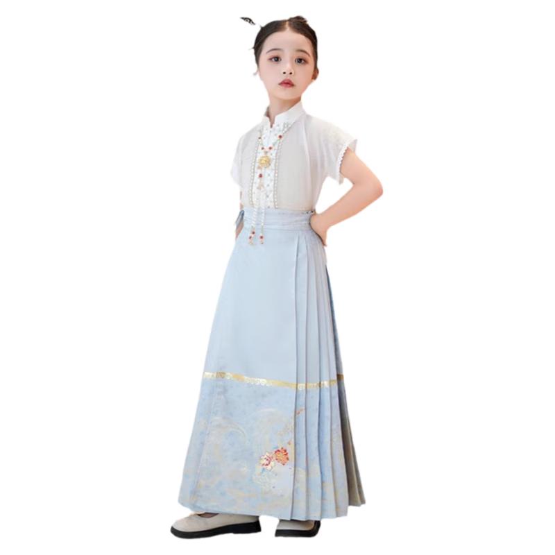 Luomeng Girls Hanfu Horse Face Skirt 130
Luomeng Girls Hanfu Horse Face Skirt 130