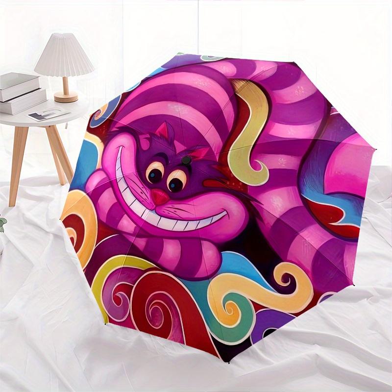 Disney Cheshire Cat,Wonderland,Fantasy Fashion Manual Folding Umbrella - Reinforced Eight Ribs, Automatic Opening and Closing, Lightweight,
Disney Cheshire Cat,Wonderland,Fantasy Fashion Manual Folding Umbrella - Reinforced Eight Ribs, Automatic Opening and Closing, Lightweight,