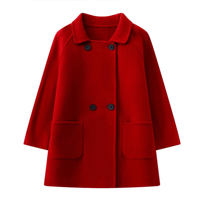 Кашемірове пальто для дівчат Qinghe кашемір 30% кашемір 70% вовна унісекс Осіннє та зимове кашемірове пальто куртка м яка та тепла 130 червоний
Кашемірове пальто для дівчат Qinghe кашемір 30% кашемір 70% вовна унісекс Осіннє та зимове кашемірове пальто куртка м яка та тепла 130 червоний