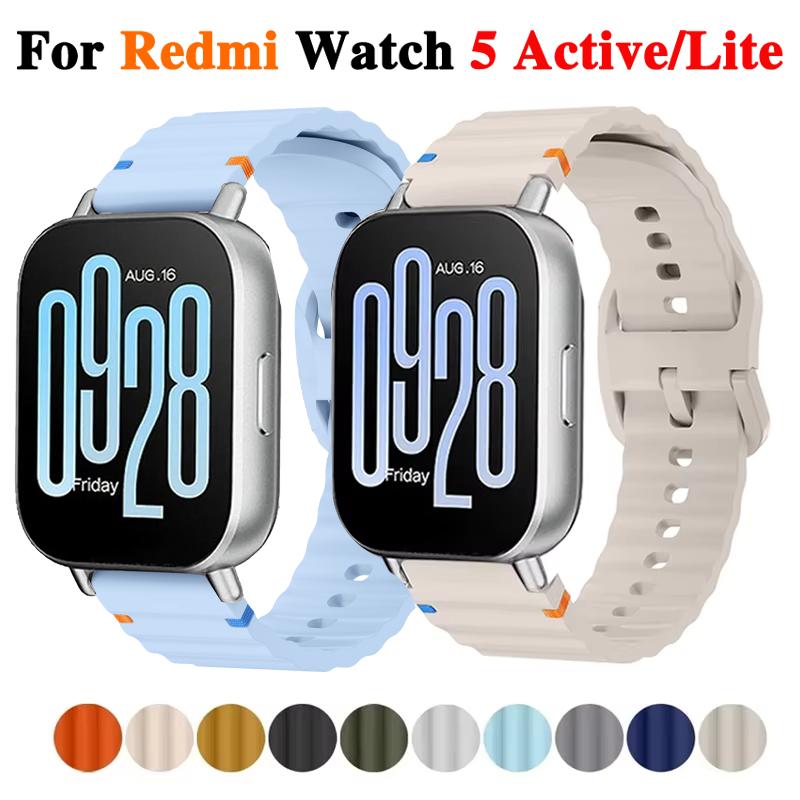 22mm Ocean Silicone Strap For Xiaomi Redmi Watch 5 Active Correas Bracelet For 5 Lite Band Accessories 20mm universal
22mm Ocean Silicone Strap For Xiaomi Redmi Watch 5 Active Correas Bracelet For 5 Lite Band Accessories 20mm universal