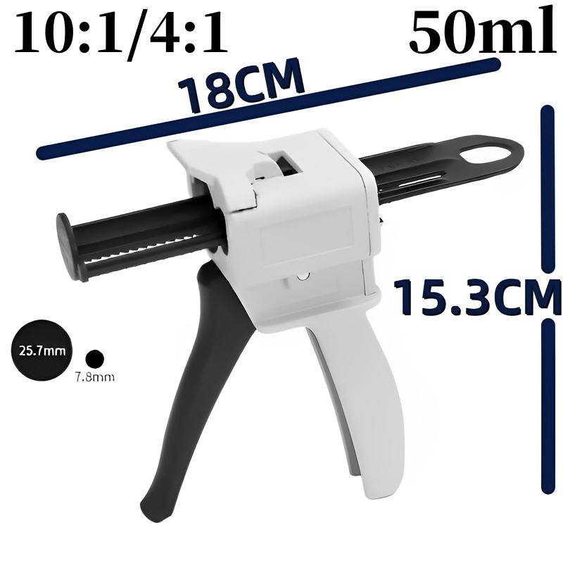 AB Glue Gun 50ml Two-component Glue Gun 2:1/1:1 Glue Gun AB Epoxy Sealant Glue Gun Sizing Machine Manual Glue Gun Dispensing
AB Glue Gun 50ml Two-component Glue Gun 2:1/1:1 Glue Gun AB Epoxy Sealant Glue Gun Sizing Machine Manual Glue Gun Dispensing