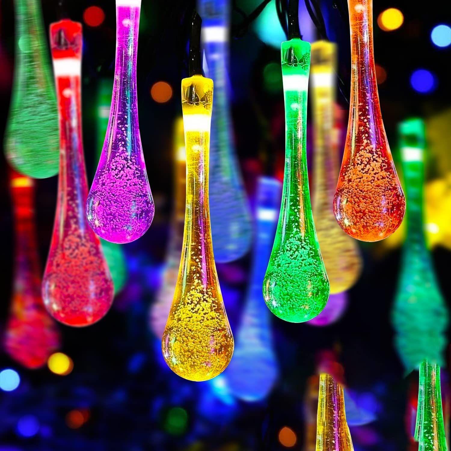 Serial String Lights - 14 LED Crystal Rain Drop, 10 Feet Multicolor Fairy Lights for Home,Mandir,Pooja Room,Deepawali & Diwali Decoration,Christmas
Serial String Lights - 14 LED Crystal Rain Drop, 10 Feet Multicolor Fairy Lights for Home,Mandir,Pooja Room,Deepawali & Diwali Decoration,Christmas