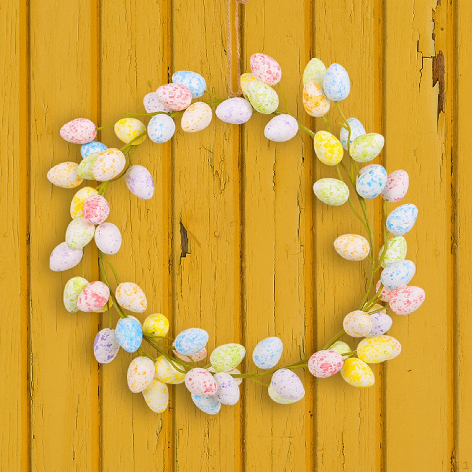 Easter Egg Wreath Artificial Decorations,Spring Garland for Front Door
Easter Egg Wreath Artificial Decorations,Spring Garland for Front Door
