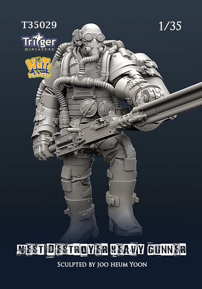 Nuts Planet Nest Destroyer Тяжёлый стрелок Человек, разрушающий гнездо Неокрашенный смоляной сборочный набор T35029 1/35
Nuts Planet Nest Destroyer Тяжёлый стрелок Человек, разрушающий гнездо Неокрашенный смоляной сборочный набор T35029 1/35
