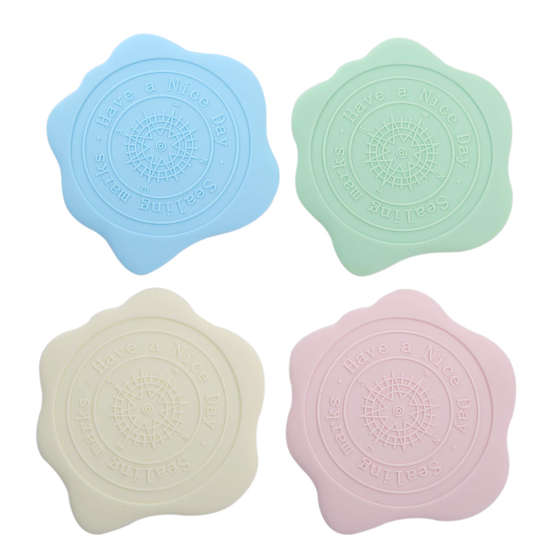 Sealing marks Sealing Silicone Coasters Stylish Cup Colors Wax-Style (Heat-Resistant, Waterproof, Non-Slip, Insulated, Mat) (4 Available)
Sealing marks Sealing Silicone Coasters Stylish Cup Colors Wax-Style (Heat-Resistant, Waterproof, Non-Slip, Insulated, Mat) (4 Available)