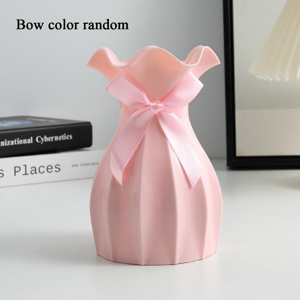 Flower Vase Plastic Flowerpot Modern Creative Vase Dry Flower Bottle Flower Arrangement Simple Sweet Flower container рожевий
Flower Vase Plastic Flowerpot Modern Creative Vase Dry Flower Bottle Flower Arrangement Simple Sweet Flower container рожевий