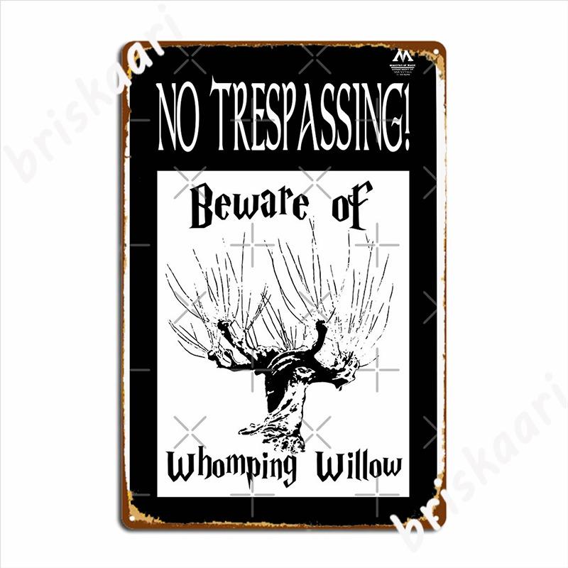No Trespassing Beware Whomping Willow Metal Sign Classic Pub Garage Cinema Kitchen Poster Tin Sign Poster 20x30cm
No Trespassing Beware Whomping Willow Metal Sign Classic Pub Garage Cinema Kitchen Poster Tin Sign Poster 20x30cm