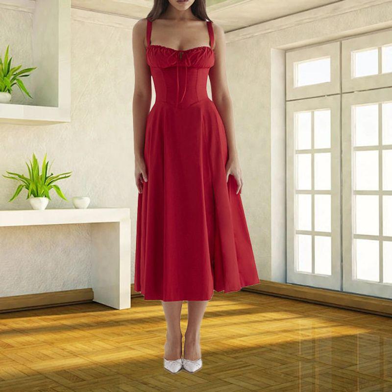 2024 Cross-Border Amazon Summer Elegant and Fashionable High-End Style Gentle Wind Dress with Straps for Women Red S
2024 Cross-Border Amazon Summer Elegant and Fashionable High-End Style Gentle Wind Dress with Straps for Women Red S