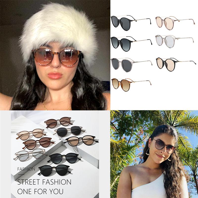 Новые модные уличные солнцезащитные очки, модные женские солнцезащитные очки с круглой оправой серый/чёрный
Новые модные уличные солнцезащитные очки, модные женские солнцезащитные очки с круглой оправой серый/чёрный