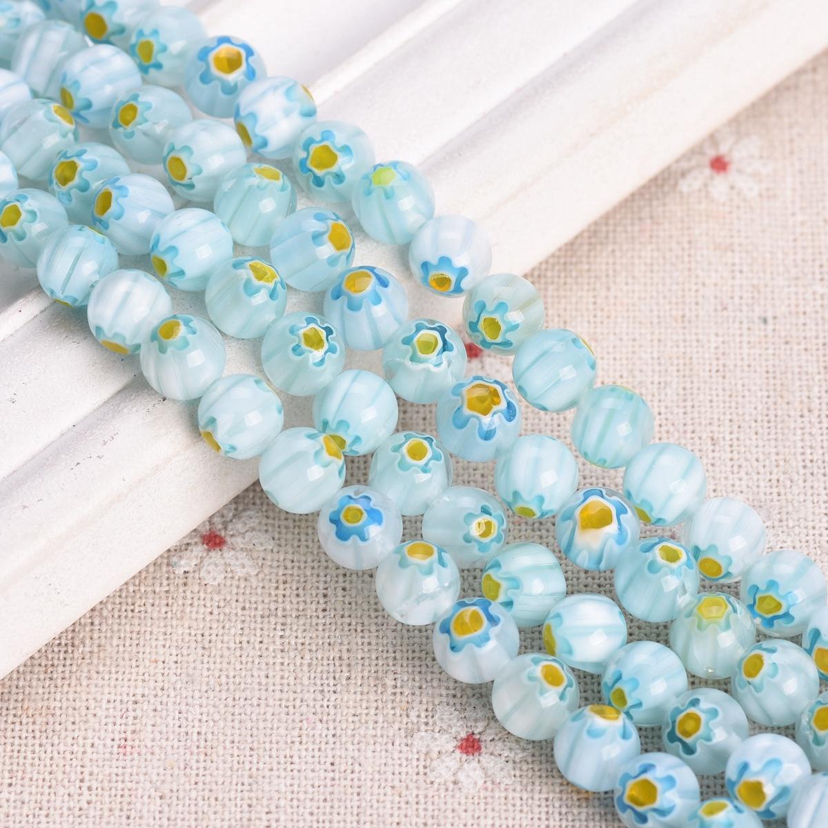 50 шт. Круглые 8 мм Бусины из стекла лэмпворк Миллефиори с цветочным узором для изготовления ювелирных изделий, аксессуары, фурнитура для браслетов DIY 8mm-50pcs
50 шт. Круглые 8 мм Бусины из стекла лэмпворк Миллефиори с цветочным узором для изготовления ювелирных изделий, аксессуары, фурнитура для браслетов DIY 8mm-50pcs