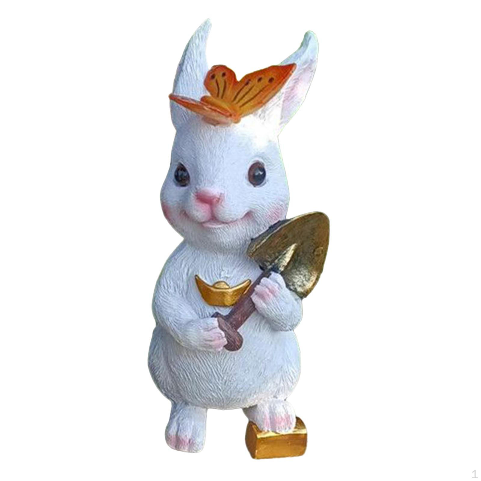 Cute Rabbit and Butterfly Resin Statue Courtyard Outdoor Garden Pond Decor White Style B
Cute Rabbit and Butterfly Resin Statue Courtyard Outdoor Garden Pond Decor White Style B