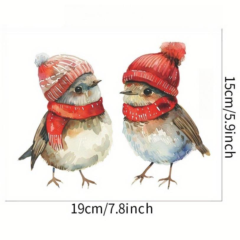 1PC Festive Christmas Cheer Bird Window Glass Stickers for DIY Home Bathroom Smooth Surface Decor Self-adhesive Vinyl Decals
1PC Festive Christmas Cheer Bird Window Glass Stickers for DIY Home Bathroom Smooth Surface Decor Self-adhesive Vinyl Decals