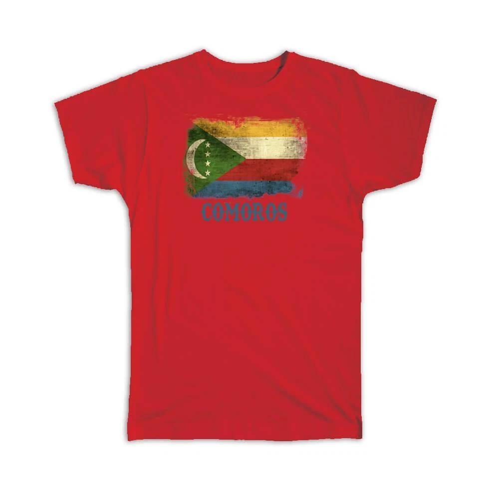 Gift T-Shirt : Comoros Comoran Flag Distressed Africa African Country Souvenir XL
Gift T-Shirt : Comoros Comoran Flag Distressed Africa African Country Souvenir XL
