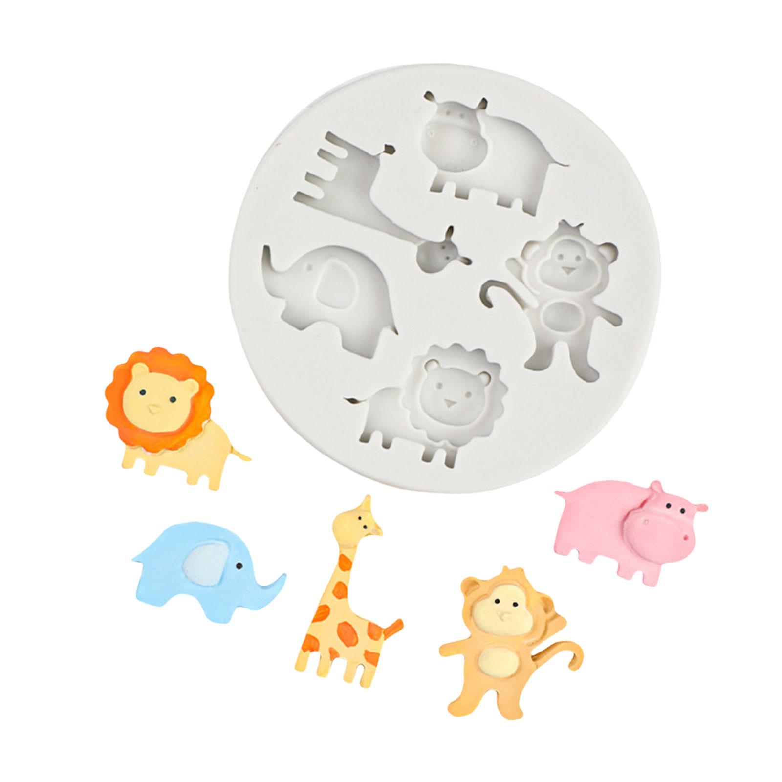 Силиконовая форма для выпечки конфет и шоколада Лев Бегемот Жираф Обезьяна Слон Помадка Форма для торта Кухонный инструмент
Силиконовая форма для выпечки конфет и шоколада Лев Бегемот Жираф Обезьяна Слон Помадка Форма для торта Кухонный инструмент