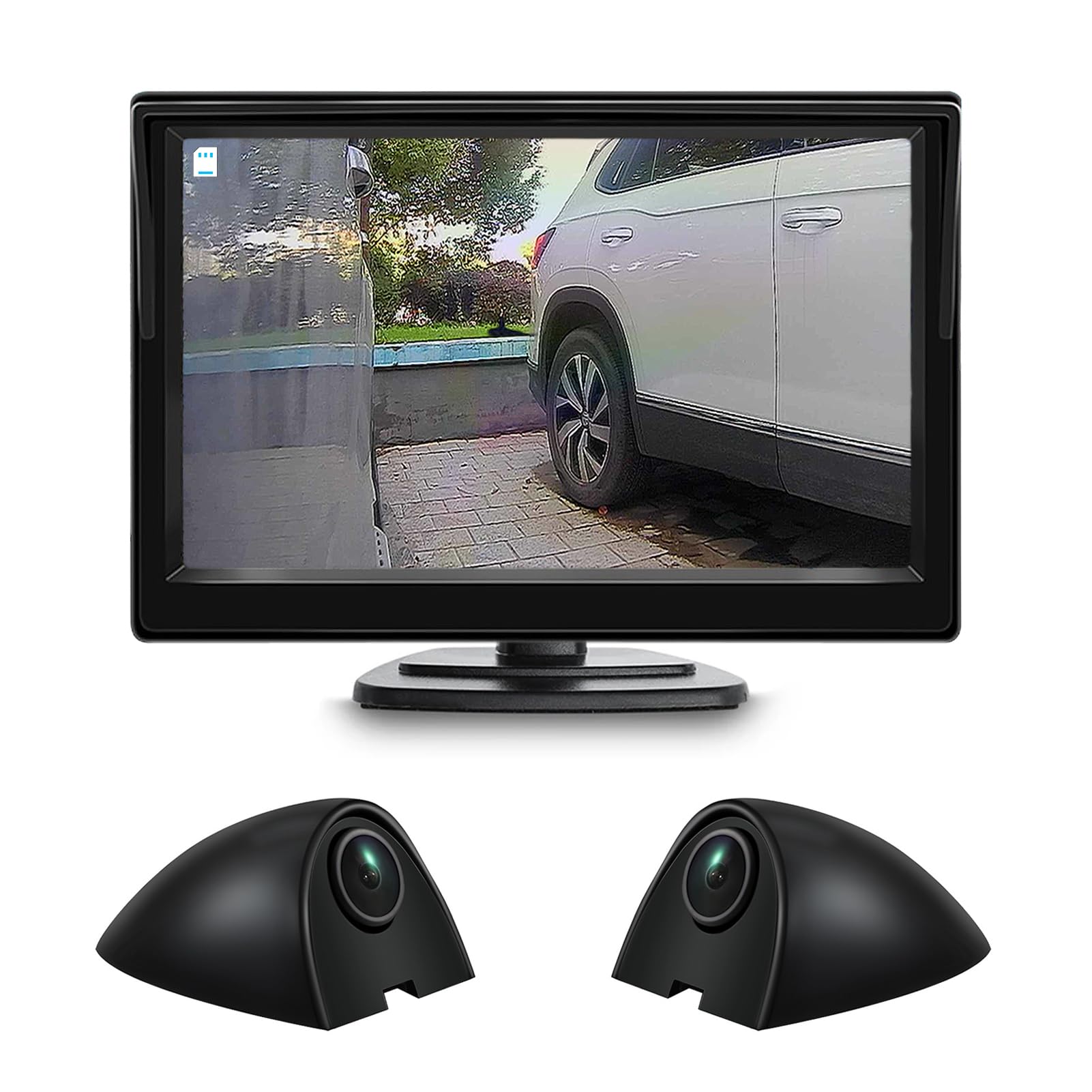 Antion Набір з 2 бічних IPS LCD дзеркал заднього виду з функцією запису сліпих зон для автомобіля, мінімальна освітленість, нічне бачення, водонепроникні, без свердління, допомога при водінні чорний
Antion Набір з 2 бічних IPS LCD дзеркал заднього виду з функцією запису сліпих зон для автомобіля, мінімальна освітленість, нічне бачення, водонепроникні, без свердління, допомога при водінні чорний