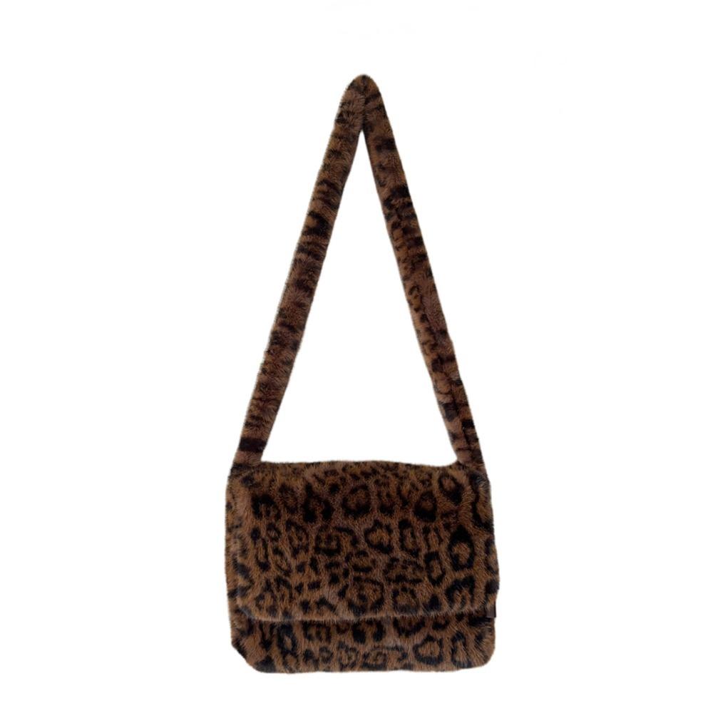 C Faux Fur Vintage Messenger Bags Leopard Print Soft Shoulder Bag Large Capacity Handbags Women коричневый
C Faux Fur Vintage Messenger Bags Leopard Print Soft Shoulder Bag Large Capacity Handbags Women коричневый