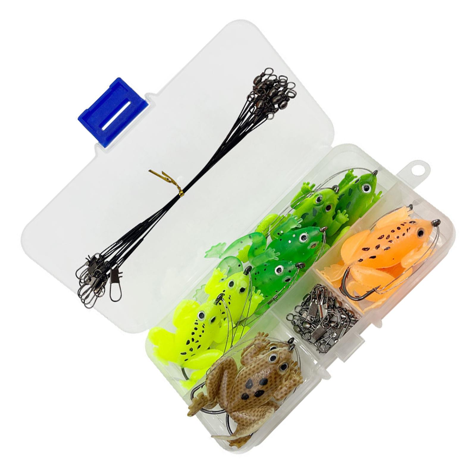 30Pcs Double Propellers Fishing Lures Soft Fish Lures Soft Large Feet Swimbaits Lures Swimbaits Artificial Frogs Lures
30Pcs Double Propellers Fishing Lures Soft Fish Lures Soft Large Feet Swimbaits Lures Swimbaits Artificial Frogs Lures