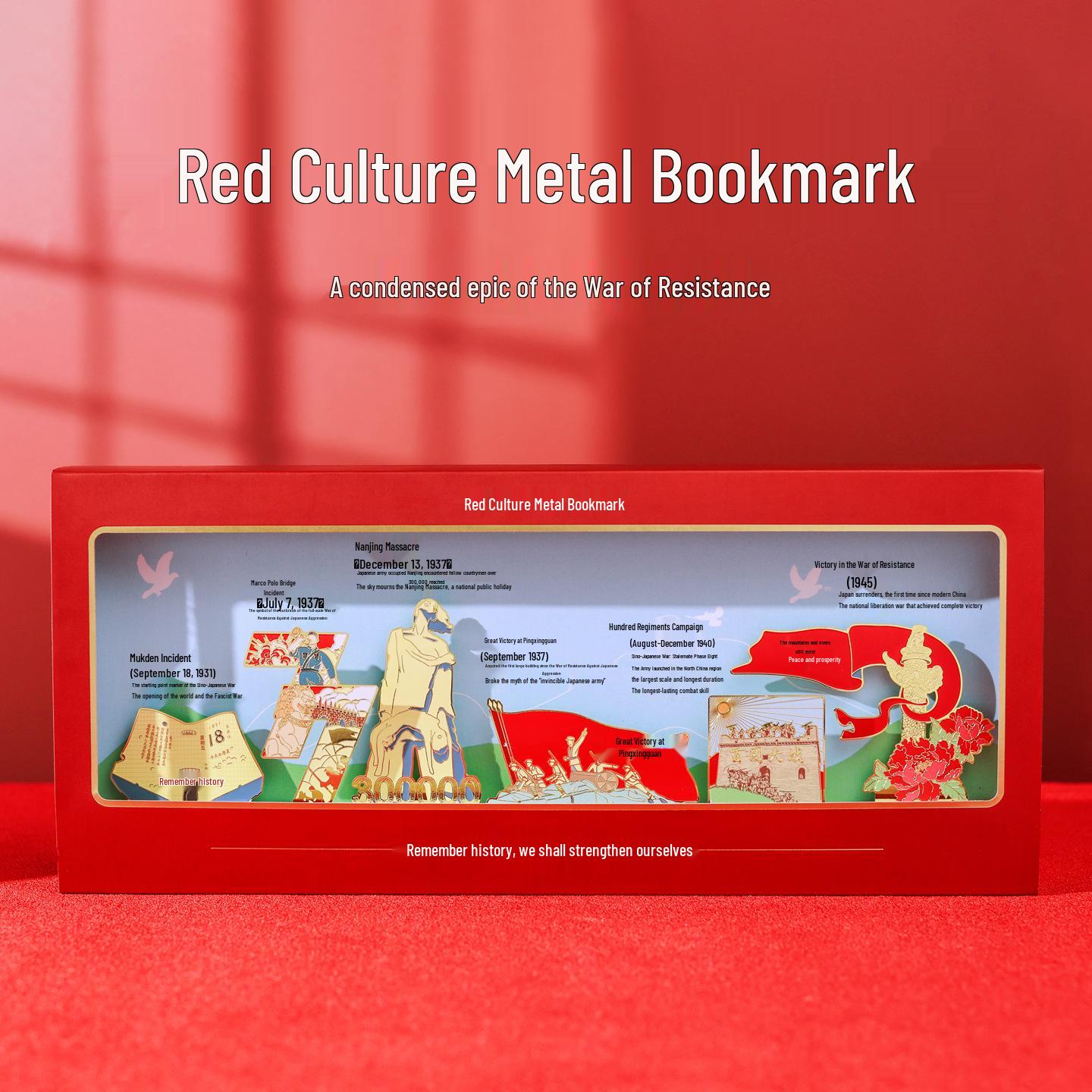 Red Classical Chinese Style Hollow Metal Bookmark Gift Set for Boys and Girls
Red Classical Chinese Style Hollow Metal Bookmark Gift Set for Boys and Girls