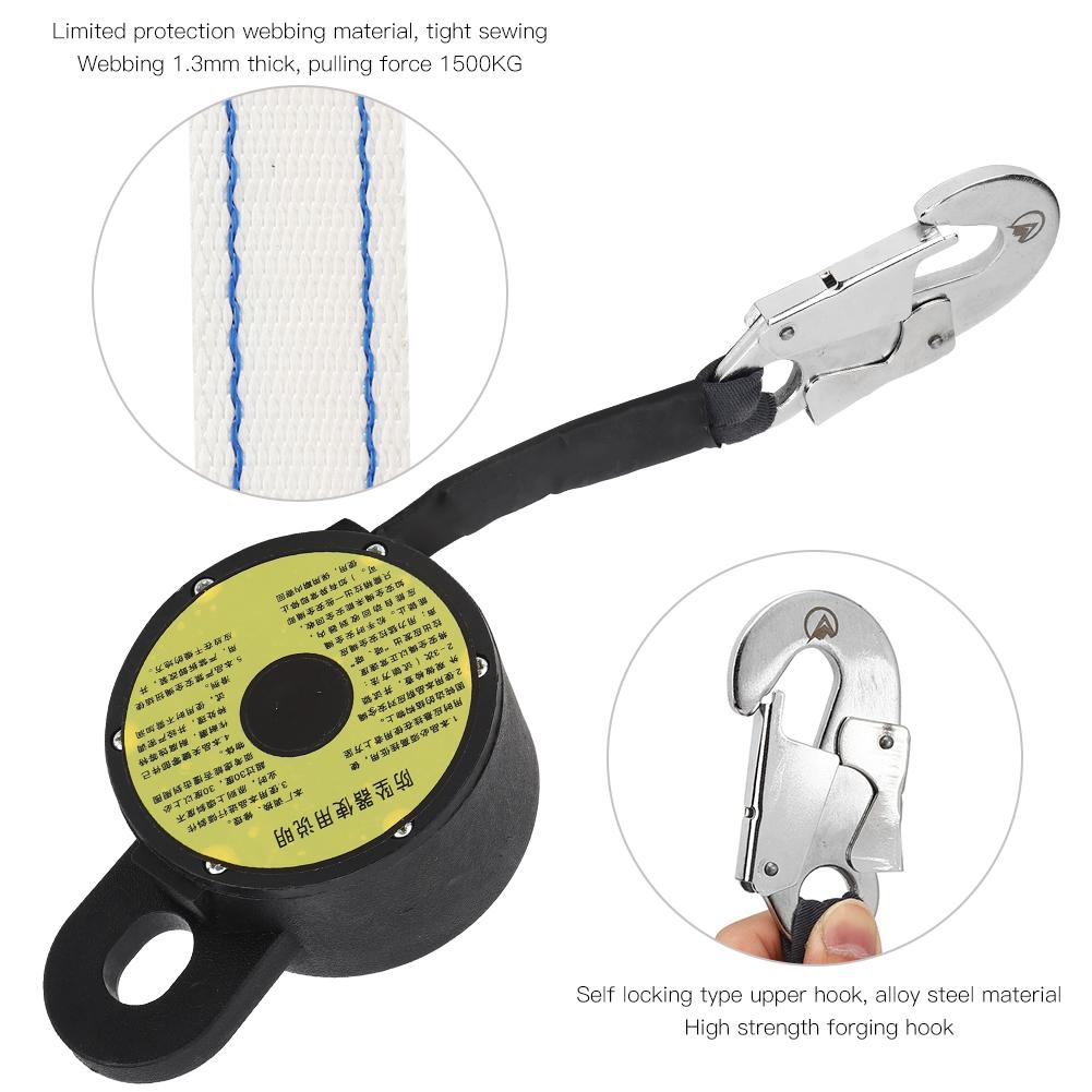 3M Anti Fall Speed Difference High Strength Safety Rope Automatic Controller for Electrician Outdoor Work Telescopic Life Belt
3M Anti Fall Speed Difference High Strength Safety Rope Automatic Controller for Electrician Outdoor Work Telescopic Life Belt