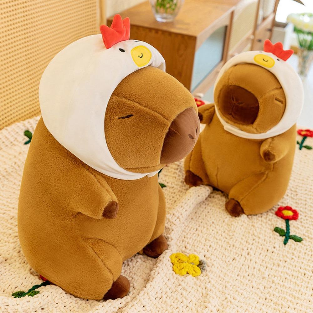 Cos Chick Capybara, плюшевая кукла, мультяшная капибара, пушистая кукла, капибара, плюшевая игрушка, подарок на день рождения Style B 25cm
Cos Chick Capybara, плюшевая кукла, мультяшная капибара, пушистая кукла, капибара, плюшевая игрушка, подарок на день рождения Style B 25cm