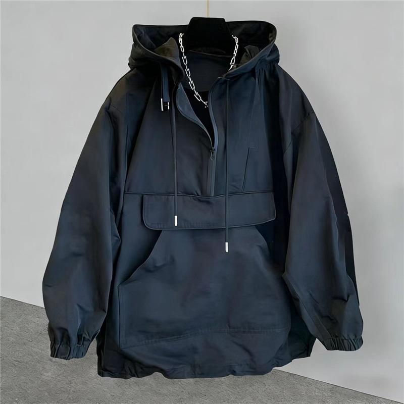 Women s Casual Hooded Windbreaker Jacket Half-Zip Pullover Coat With Pockets Loose Long Sleeve Outdoor Outerwear L чёрный
Women s Casual Hooded Windbreaker Jacket Half-Zip Pullover Coat With Pockets Loose Long Sleeve Outdoor Outerwear L чёрный