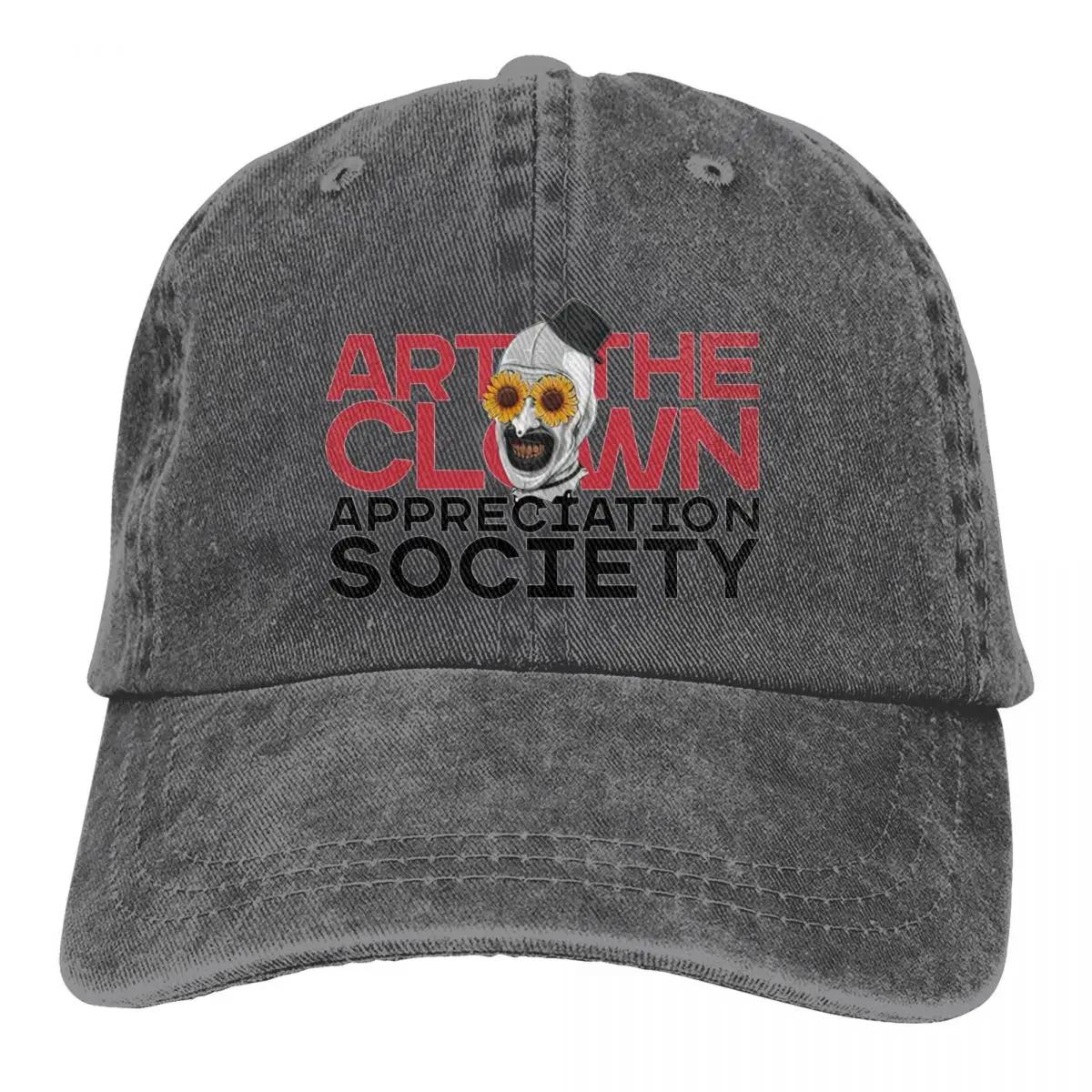 Vintage Terrifier 2 Art The Clown Appreciation Society Baseball Cap for Men Distressed Denim Washed Sun Cap Summer Hats Cap Adjustable
Vintage Terrifier 2 Art The Clown Appreciation Society Baseball Cap for Men Distressed Denim Washed Sun Cap Summer Hats Cap Adjustable