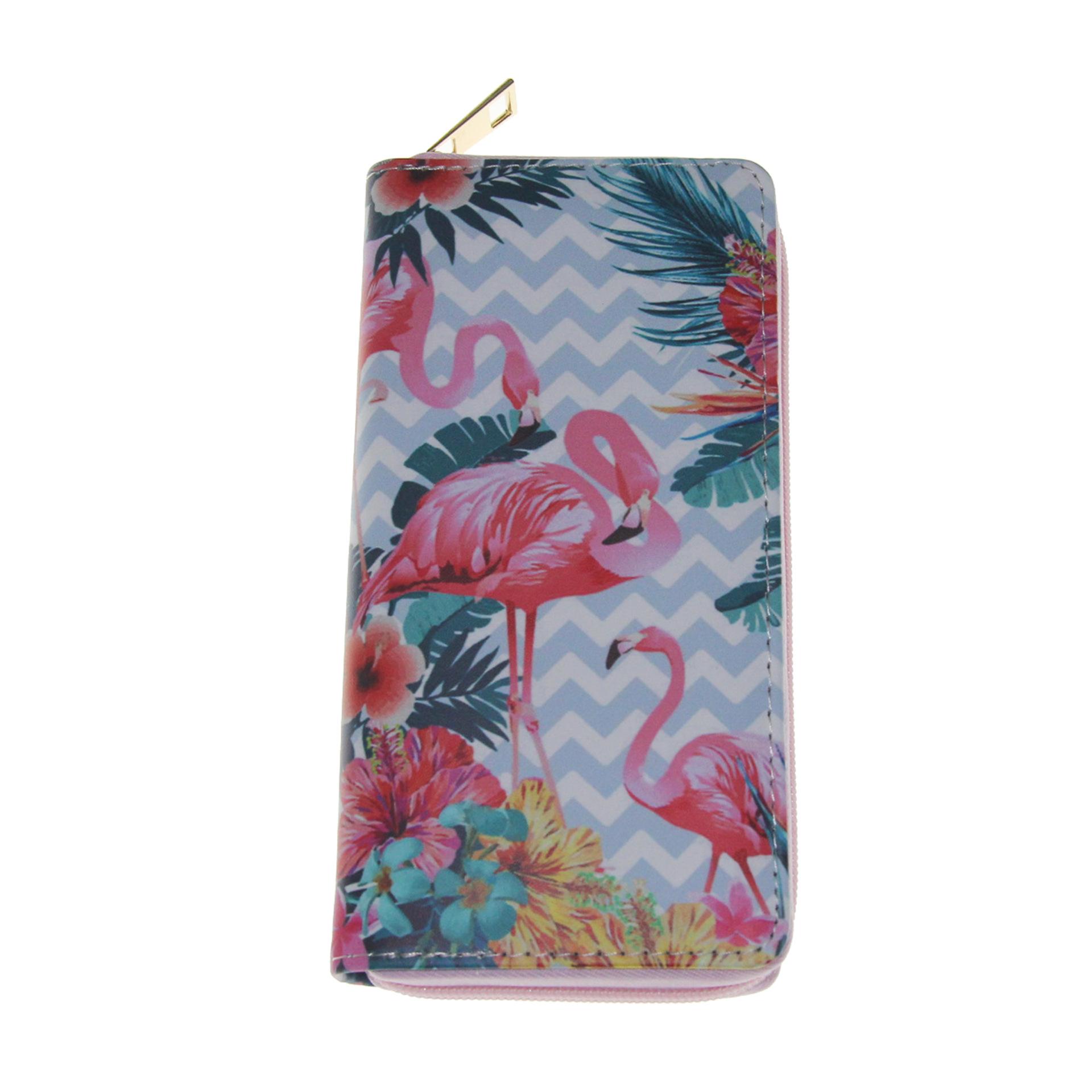 New small floral flamingo long zipper wallet, wallet
New small floral flamingo long zipper wallet, wallet