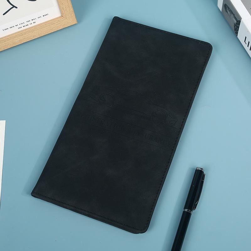 Multifunctional Leather Car Document Holder - Thickened, Portable Storage for Driving License & Vehicle Papers, Multi-Color Options Passport Bag чорний
Multifunctional Leather Car Document Holder - Thickened, Portable Storage for Driving License & Vehicle Papers, Multi-Color Options Passport Bag чорний