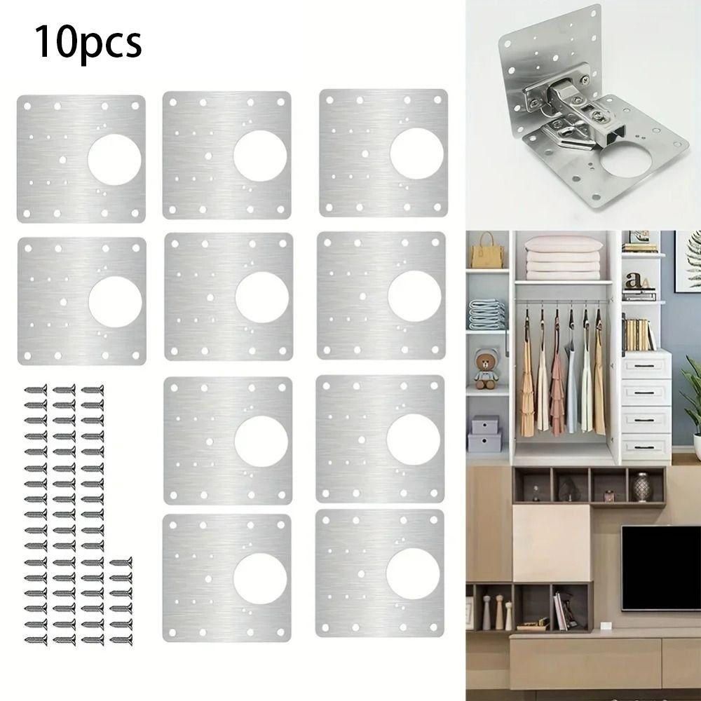 10pcs Correctors Door Hinge Washers Stainless Steel Furniture Hinge Hinge Repair Plate Cabinet 10pcs(with screws) серебряный
10pcs Correctors Door Hinge Washers Stainless Steel Furniture Hinge Hinge Repair Plate Cabinet 10pcs(with screws) серебряный