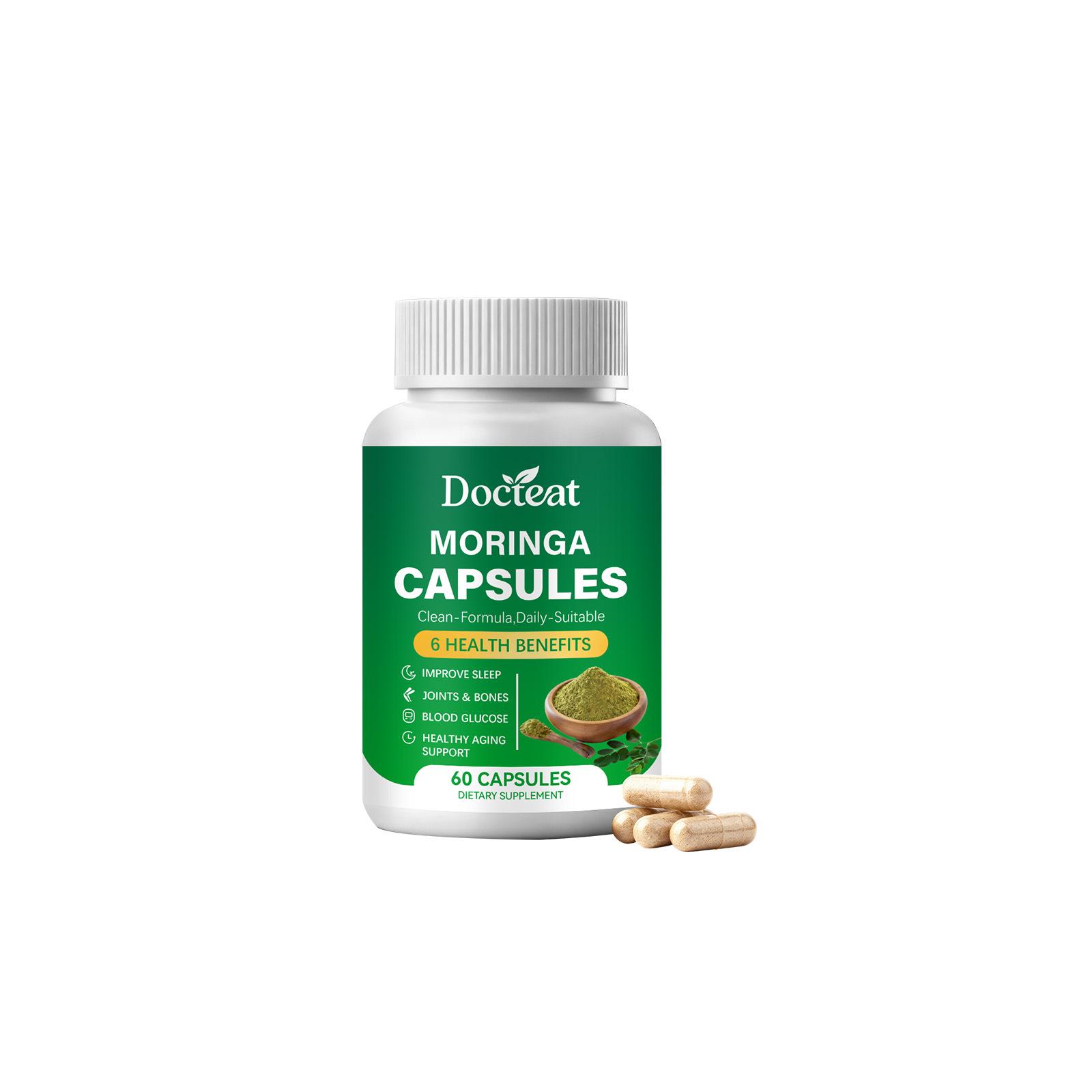 DOCTEat Moringa Intestinal Balance Capsules - Gentle Formula for Body Care.
DOCTEat Moringa Intestinal Balance Capsules - Gentle Formula for Body Care.