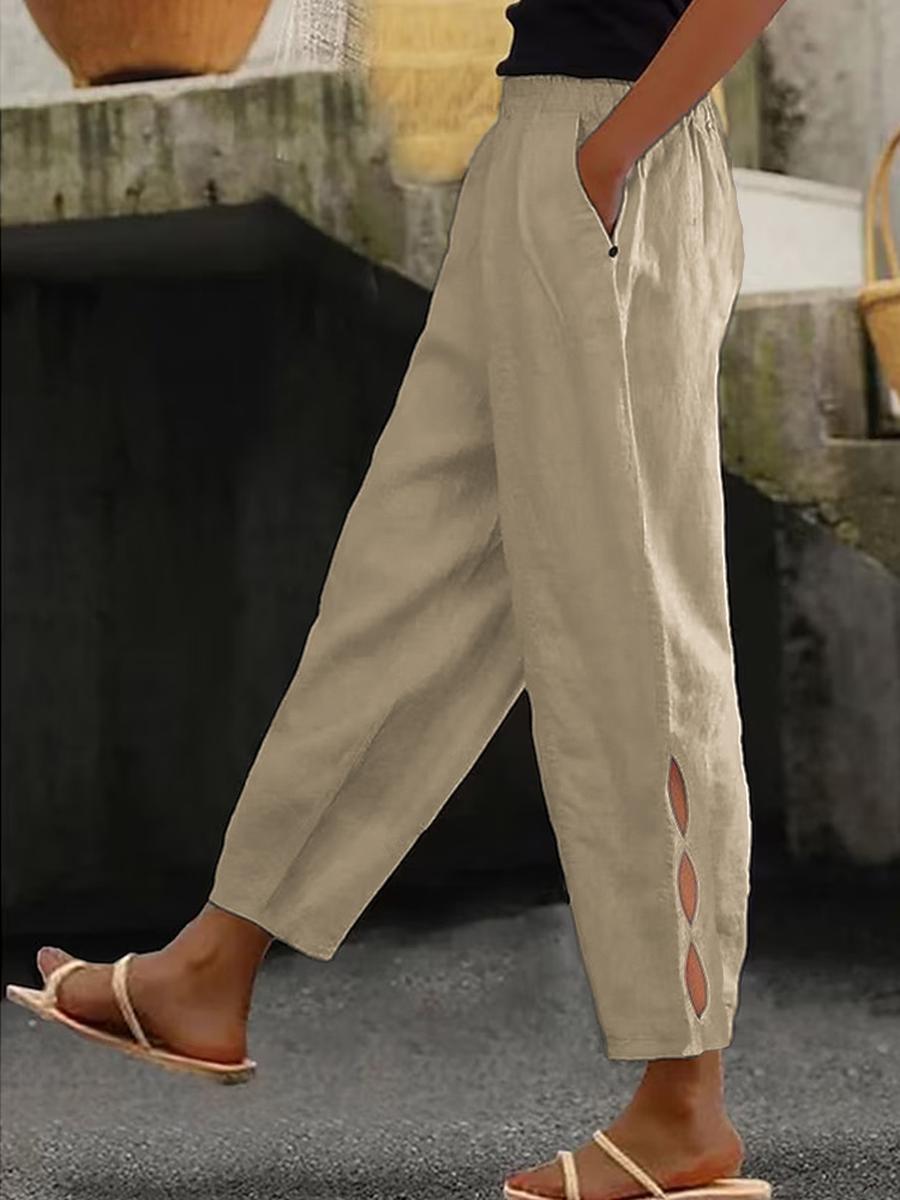 Spring Autumn New Women s Cotton Linen Solid Color Fashion Casual Daily Side Pocket Pants Hollow Button Long Pants XXXL хакі
Spring Autumn New Women s Cotton Linen Solid Color Fashion Casual Daily Side Pocket Pants Hollow Button Long Pants XXXL хакі